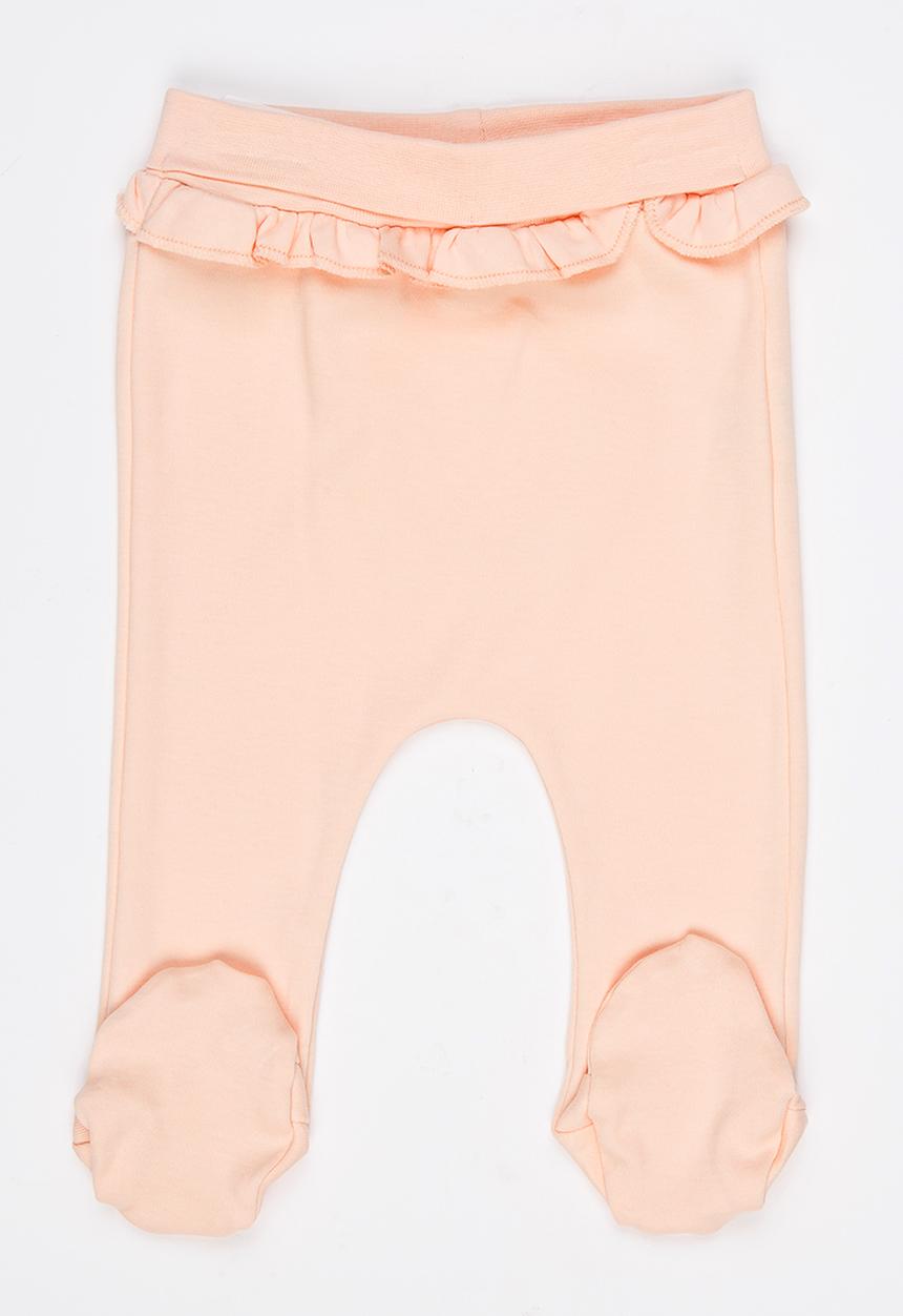 Baby Corner - Frilly Footed Pants Peach