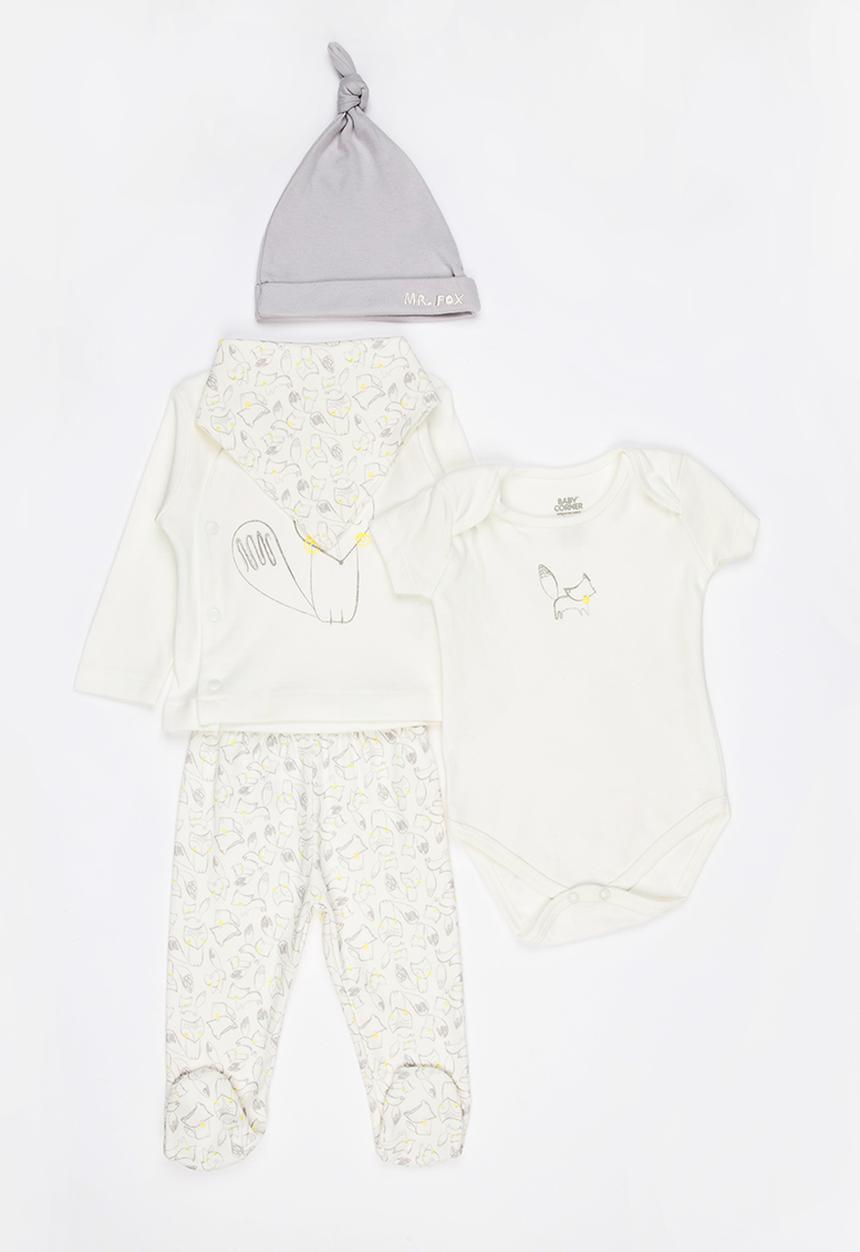 Baby Corner - 5 Piece Cardigan Set Multi-colour