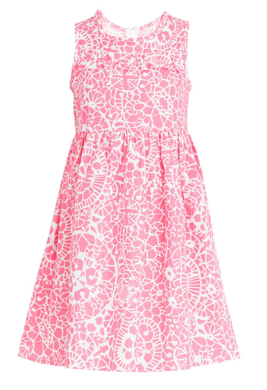 Twin Clothing - Printed Dress Pale Pink