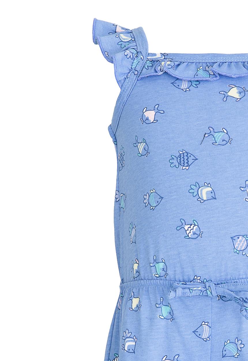 Twin Clothing - Denim Onesie Blue