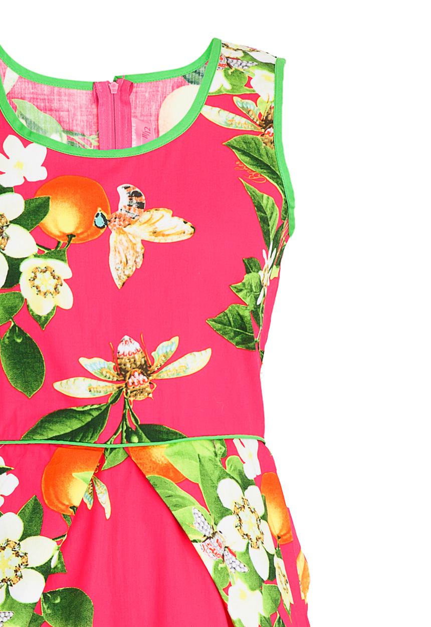 Twin Clothing - Printed Dress Pale Pink