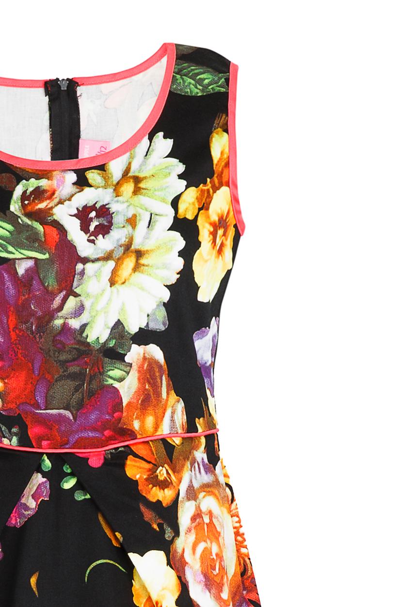 Twin Clothing - Floral Dress Black