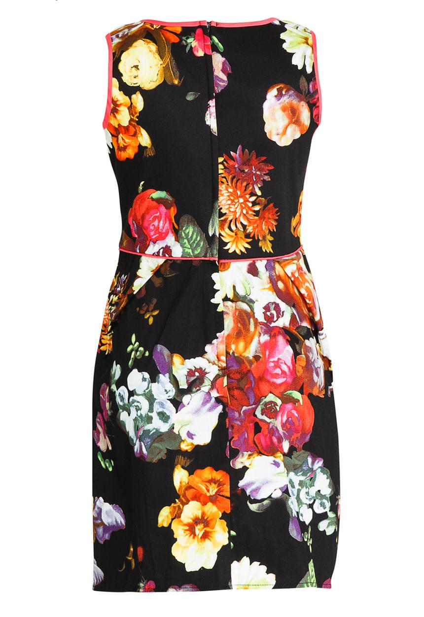 Twin Clothing - Floral Dress Black
