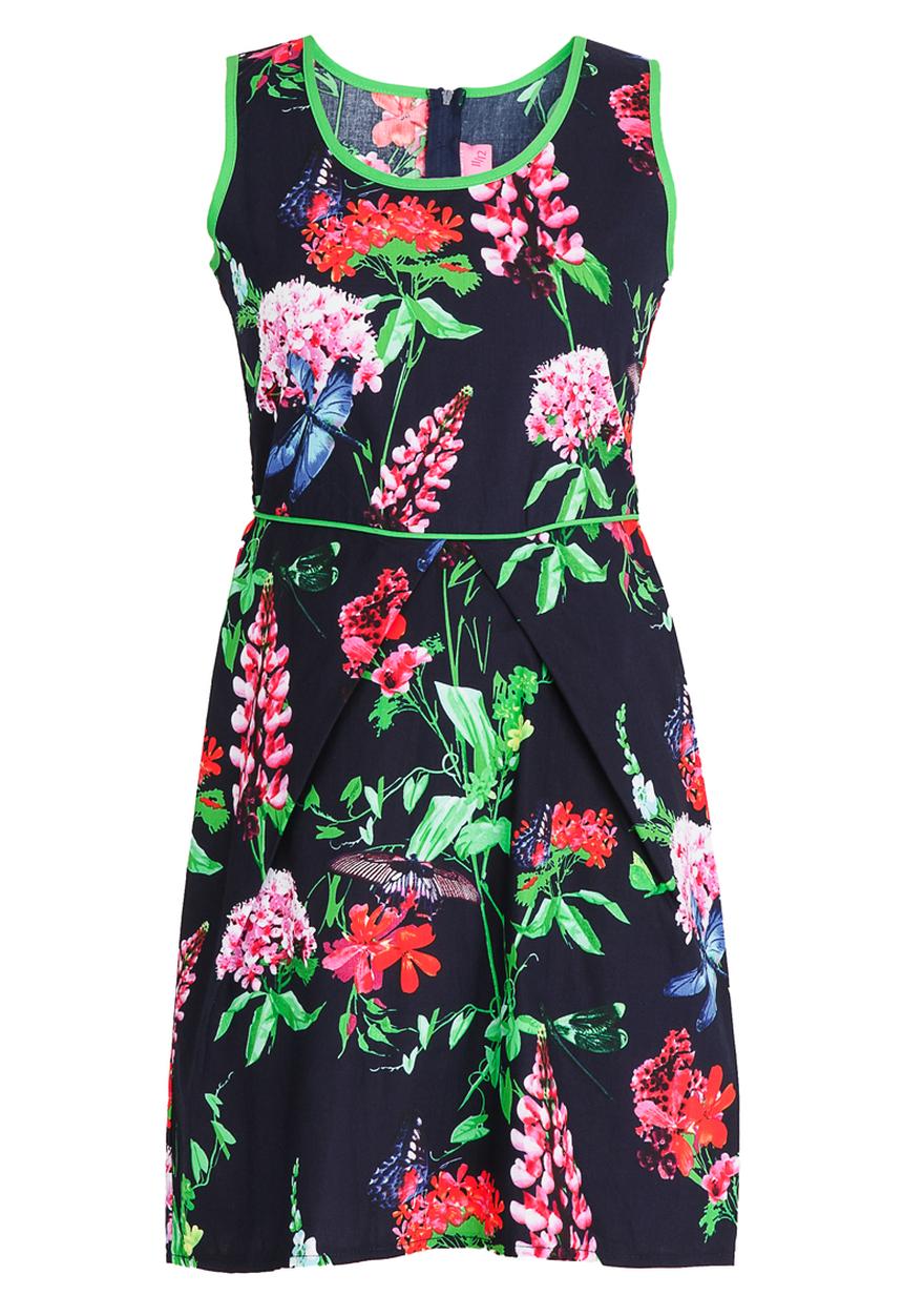 Twin Clothing - Floral Dress Multi-colour