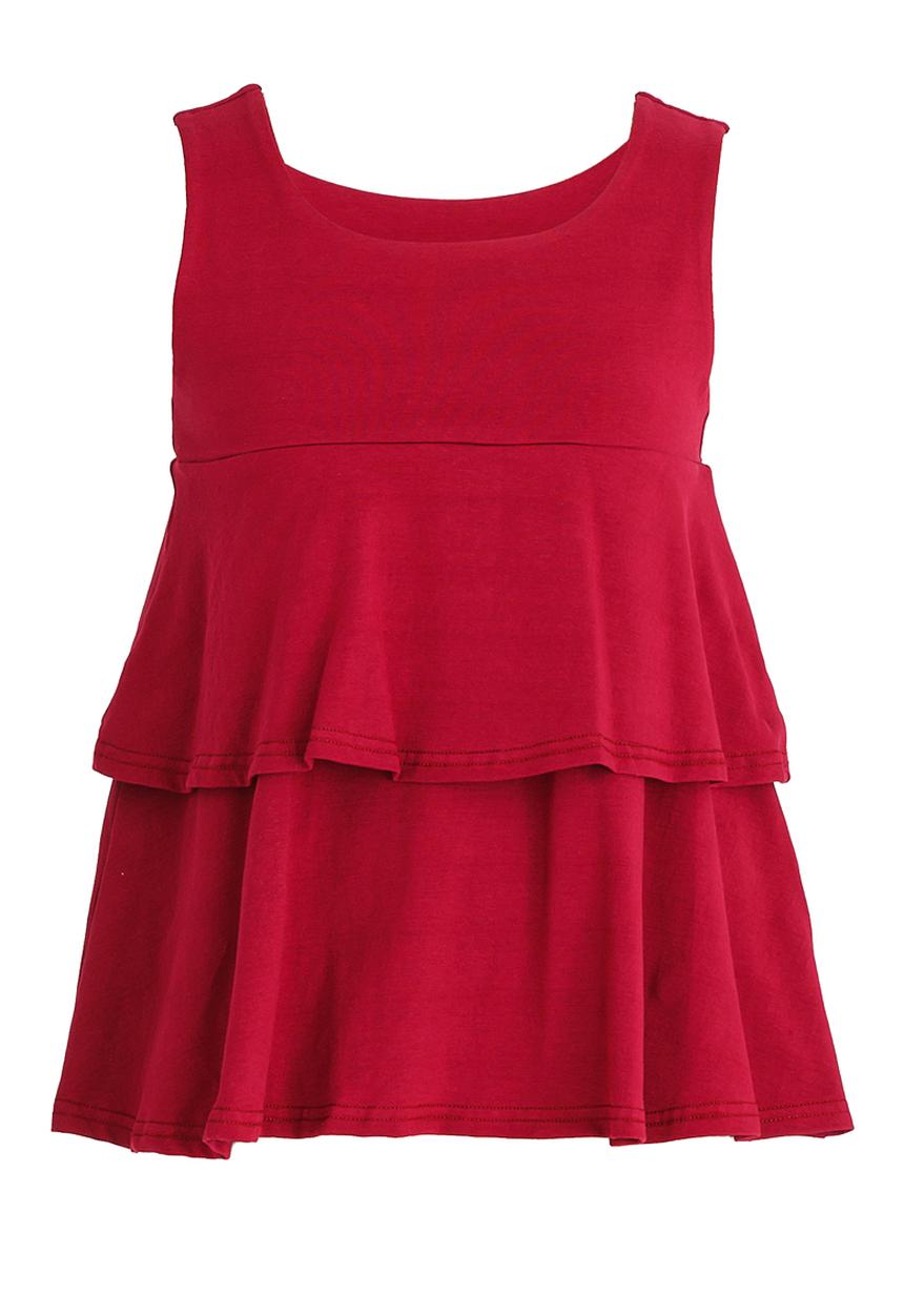 Rebel Republic - Frill Top Burgundy