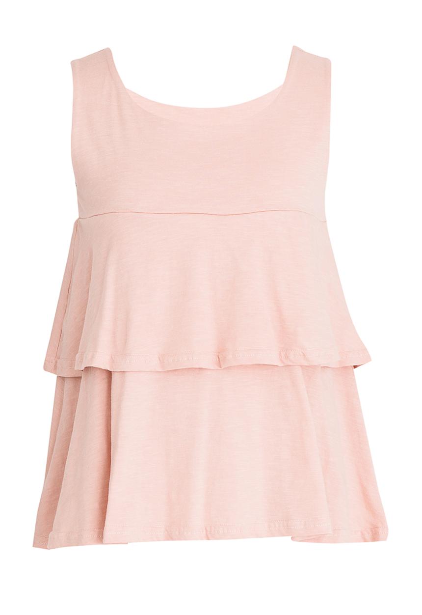 Rebel Republic - Frill Top Pale Pink