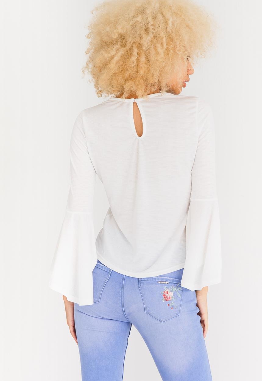 SISSY BOY - Bells of the Ball Printed Top Off White