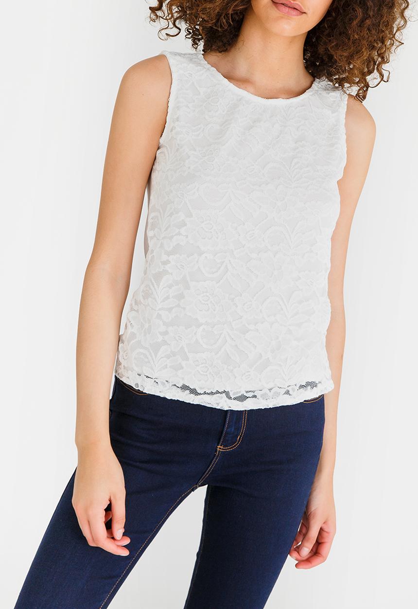 edit - Lace Cami Cream