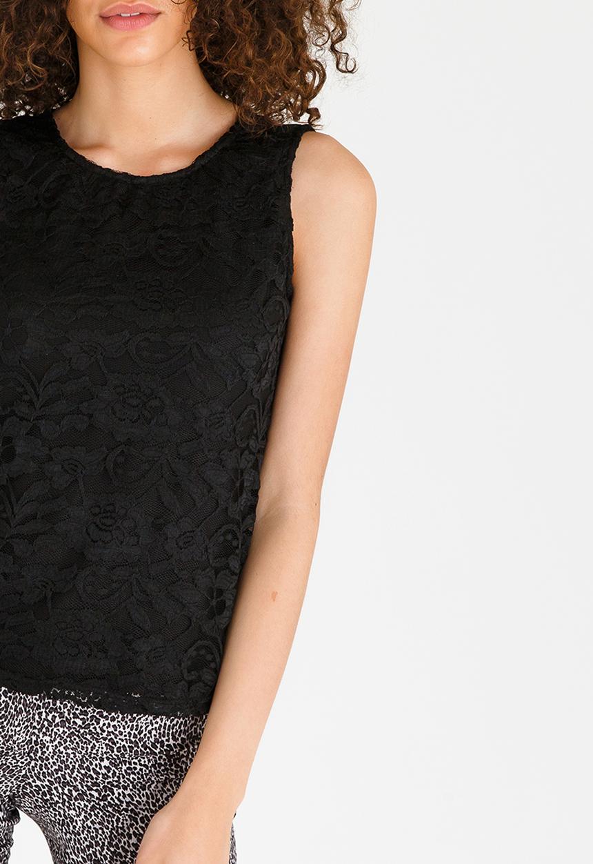edit - Lace Cami Black