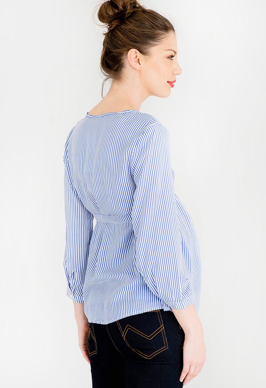 edit Maternity - Front Pleat Maternity Top Multi-colour