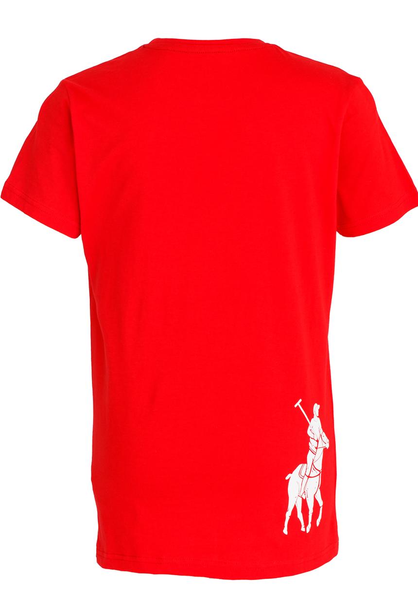 POLO - Big Pony Print Tee Red