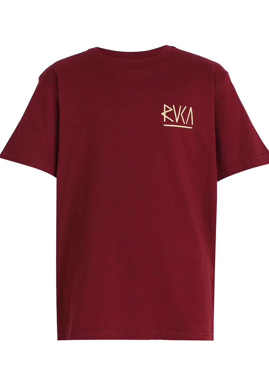 RVCA - Flip  Rvca Tee Burgundy