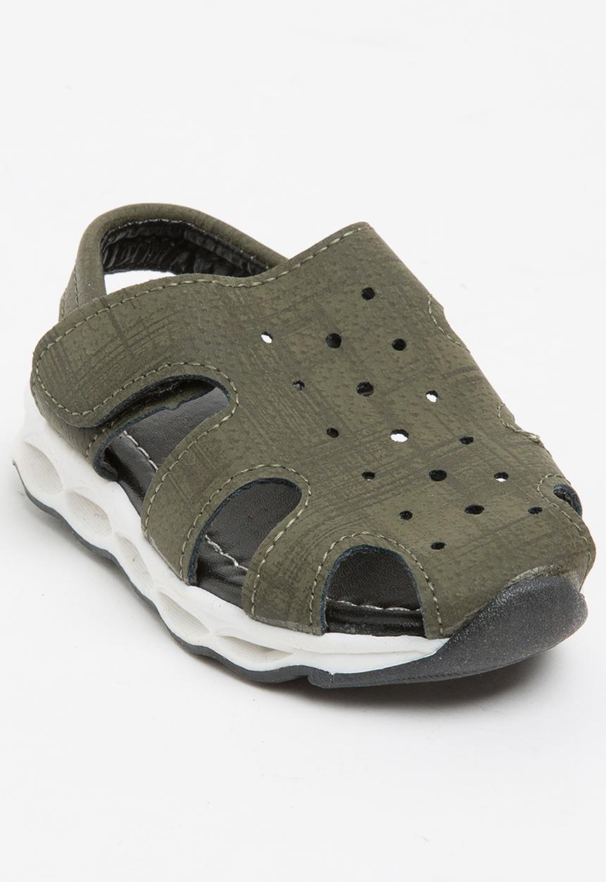 Pop Candy - Boys Sandals Khaki Green