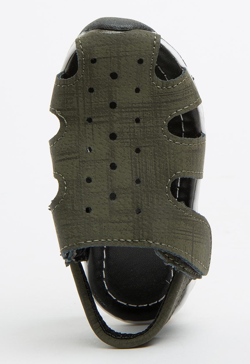 Pop Candy - Boys Sandals Khaki Green