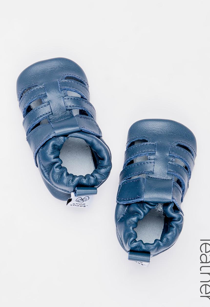 shooshoos - Freeway Pram Shoes Navy