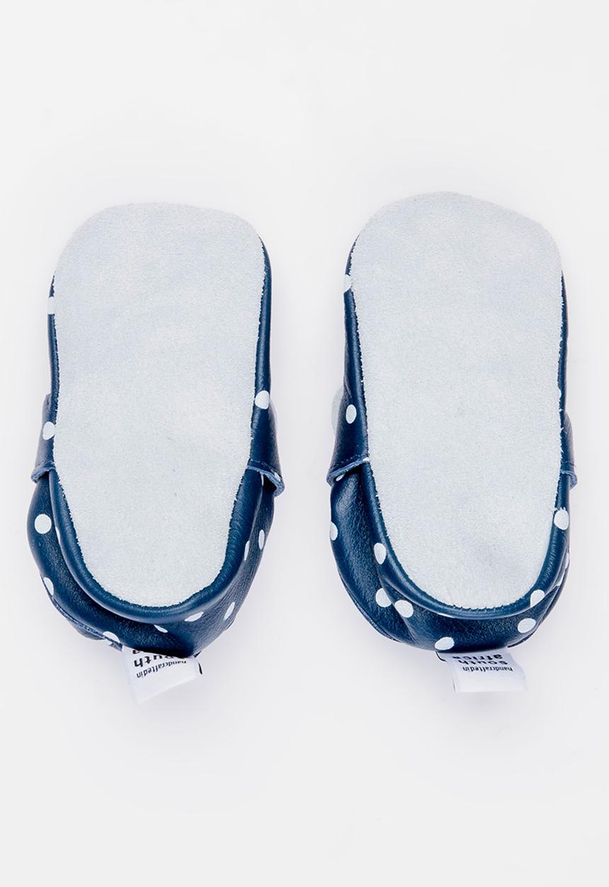 shooshoos - Snow Flower Slip On Navy & White