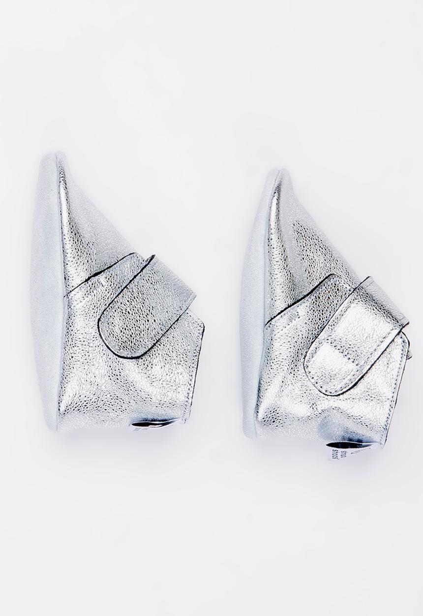 shooshoos - Macy Silver Booties Silver