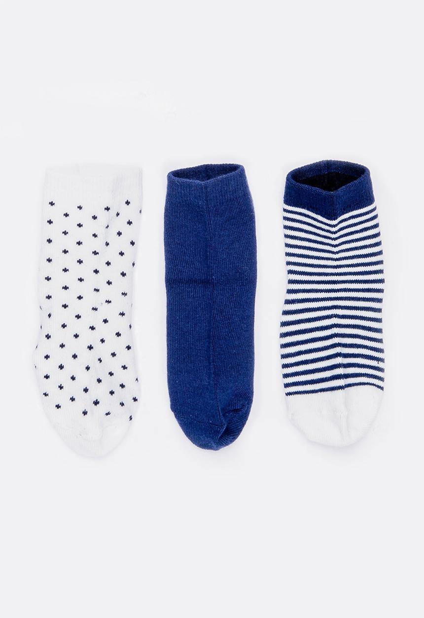 MINOTI - 3 Pack Trainer Socks Multi-colour