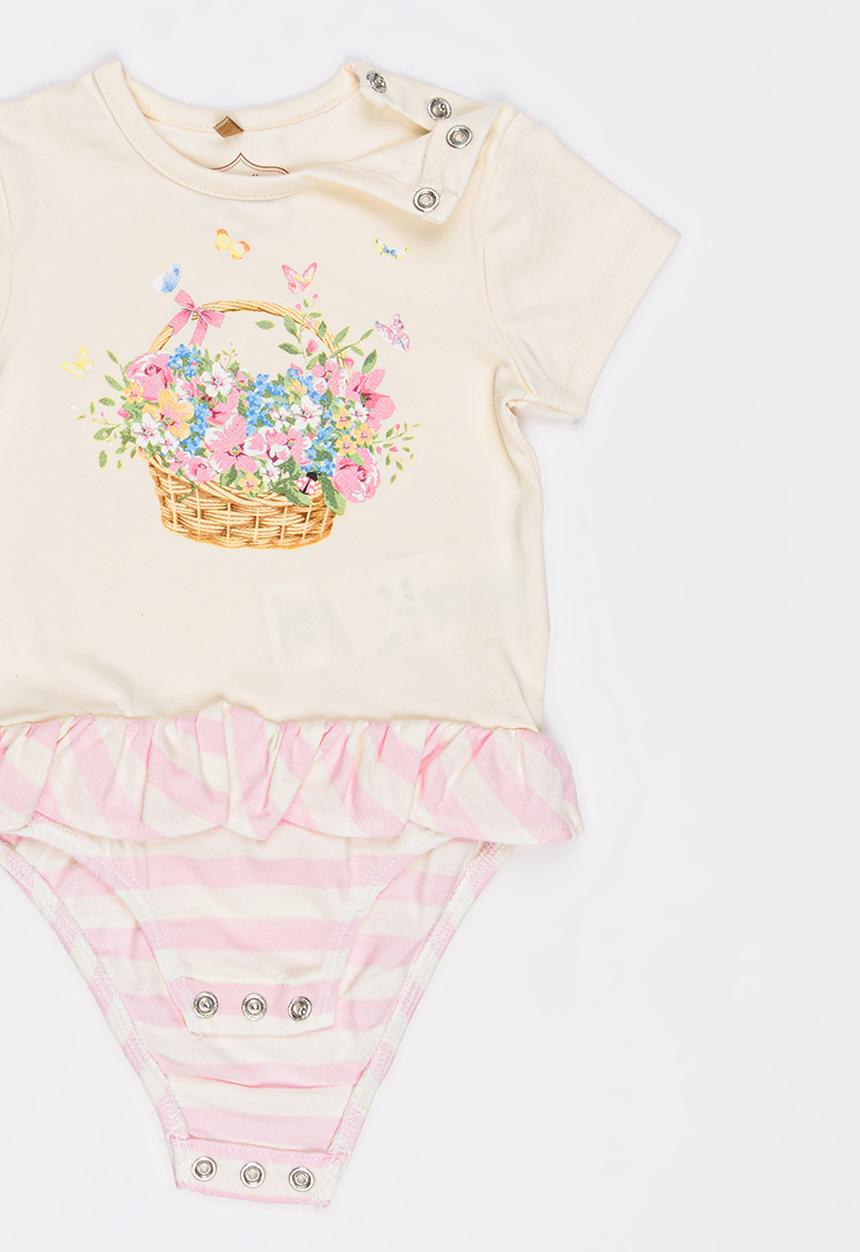Soobe - Short Sleeve Bodysuit Stone