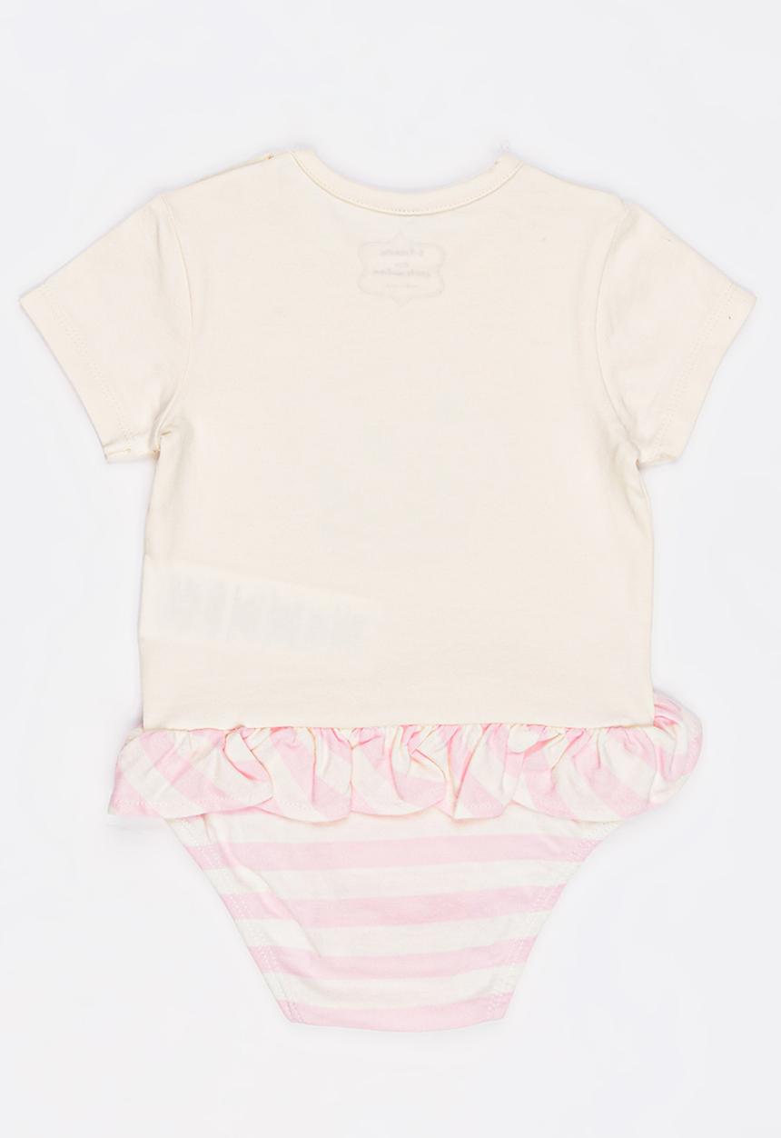 Soobe - Short Sleeve Bodysuit Stone