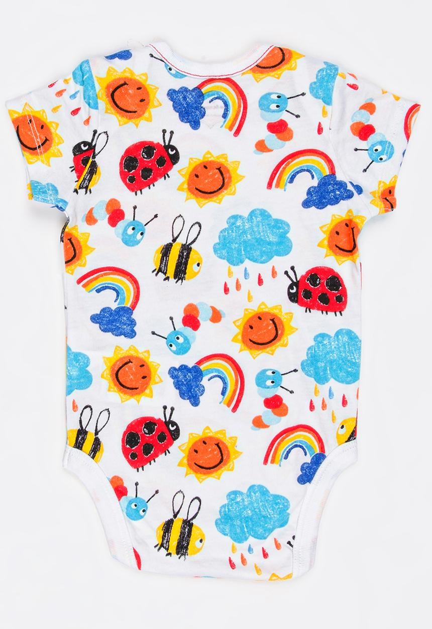 Soobe - Short Sleeve Bodysuit White