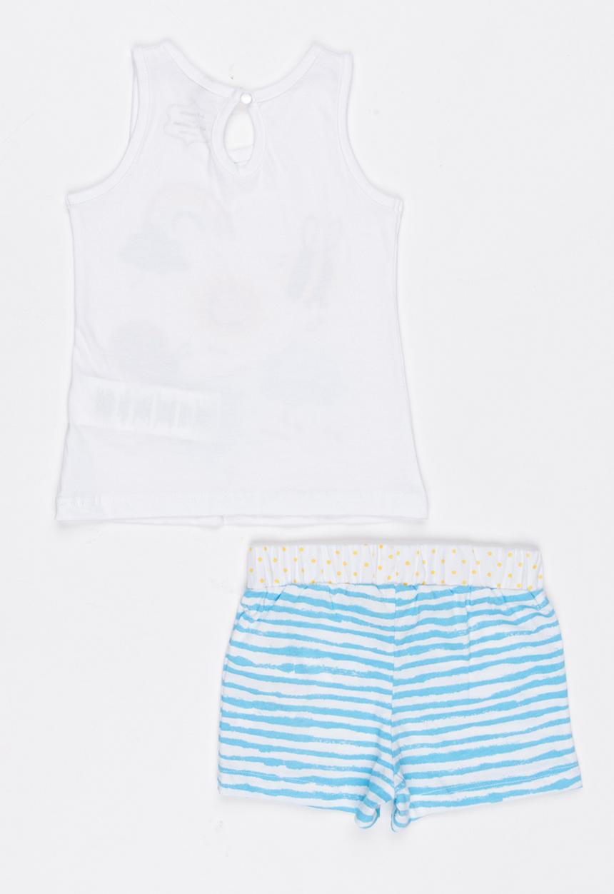 Soobe - Knitted Top And Pant Set White