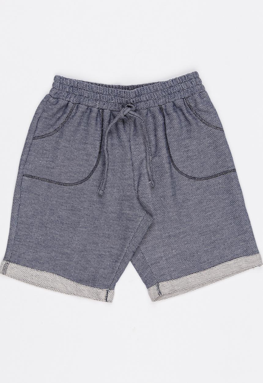 Rebel Republic - Knit Pull On Shorts Navy