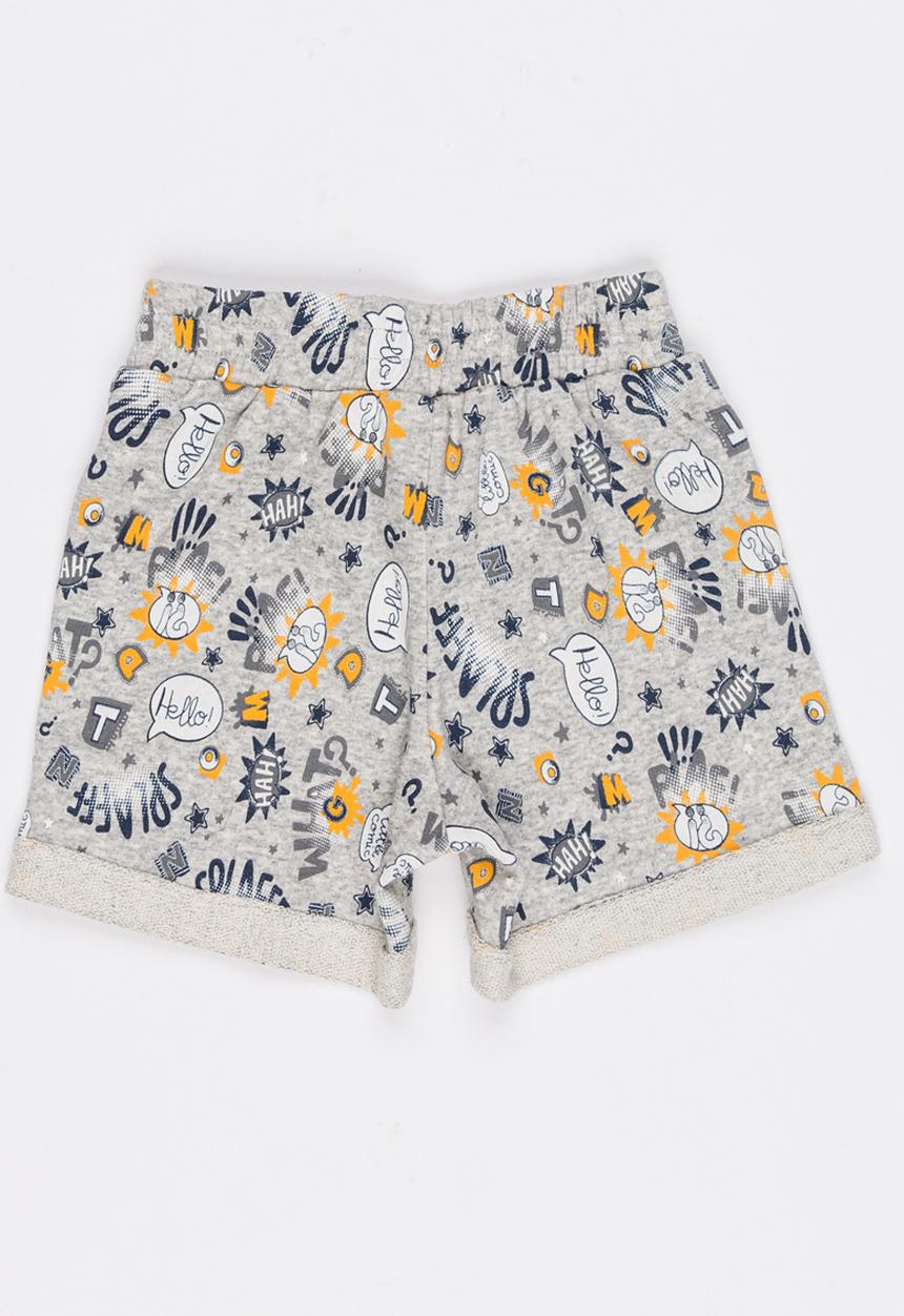See-Saw - Boys Knit Pull On Shorts Multi-colour