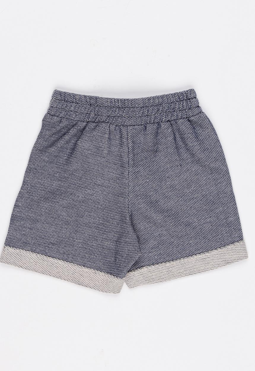 See-Saw - Boys Knit Pull On Shorts Navy