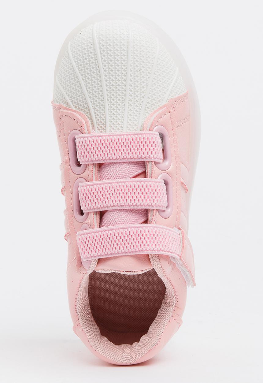 Pop Candy - Girls Light up Sneakers Pale Pink