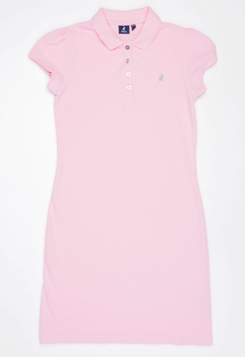 POLO - Dakota Golfer Dress Mid Pink