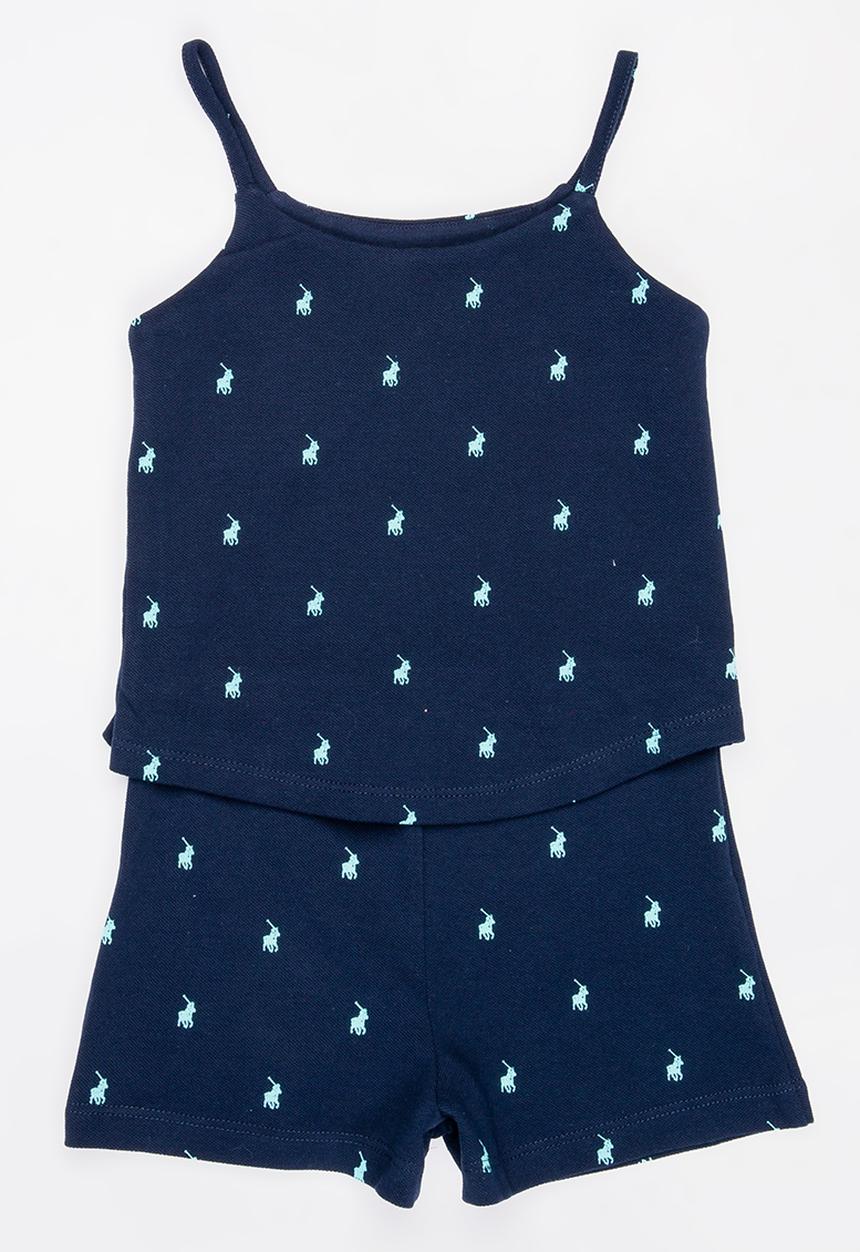 POLO - Tiana Layered Jumpsuit Navy