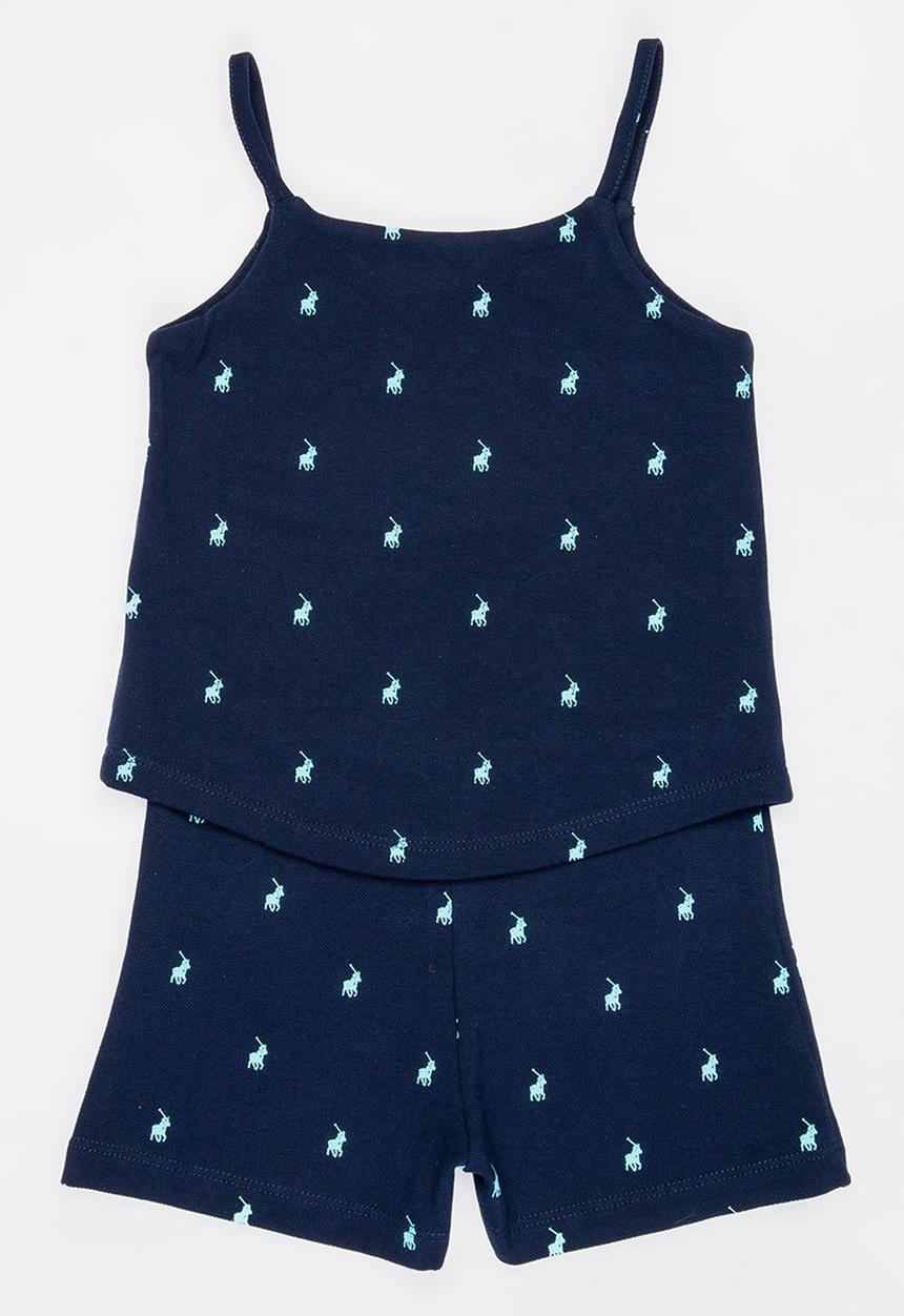 POLO - Tiana Layered Jumpsuit Navy