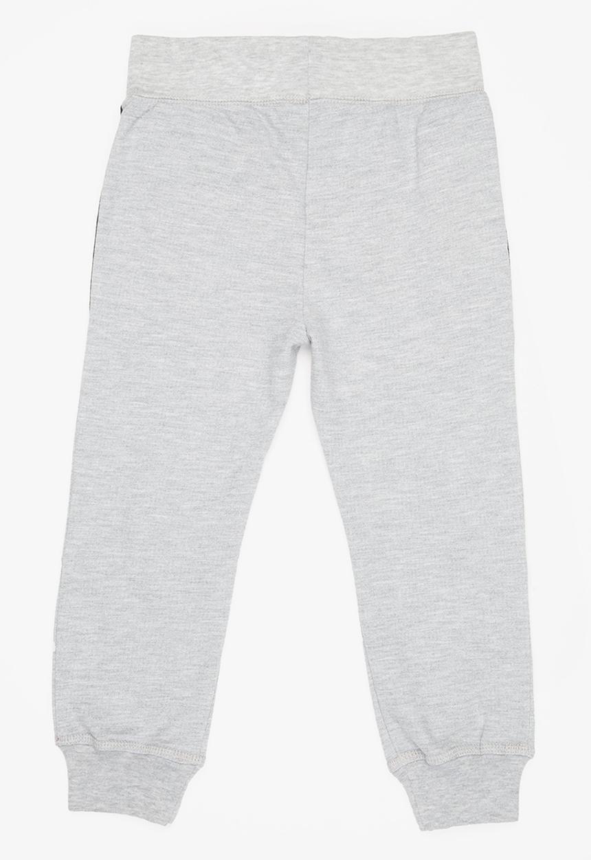 See-Saw - Zip Detail Fleece Jogger Grey Melange