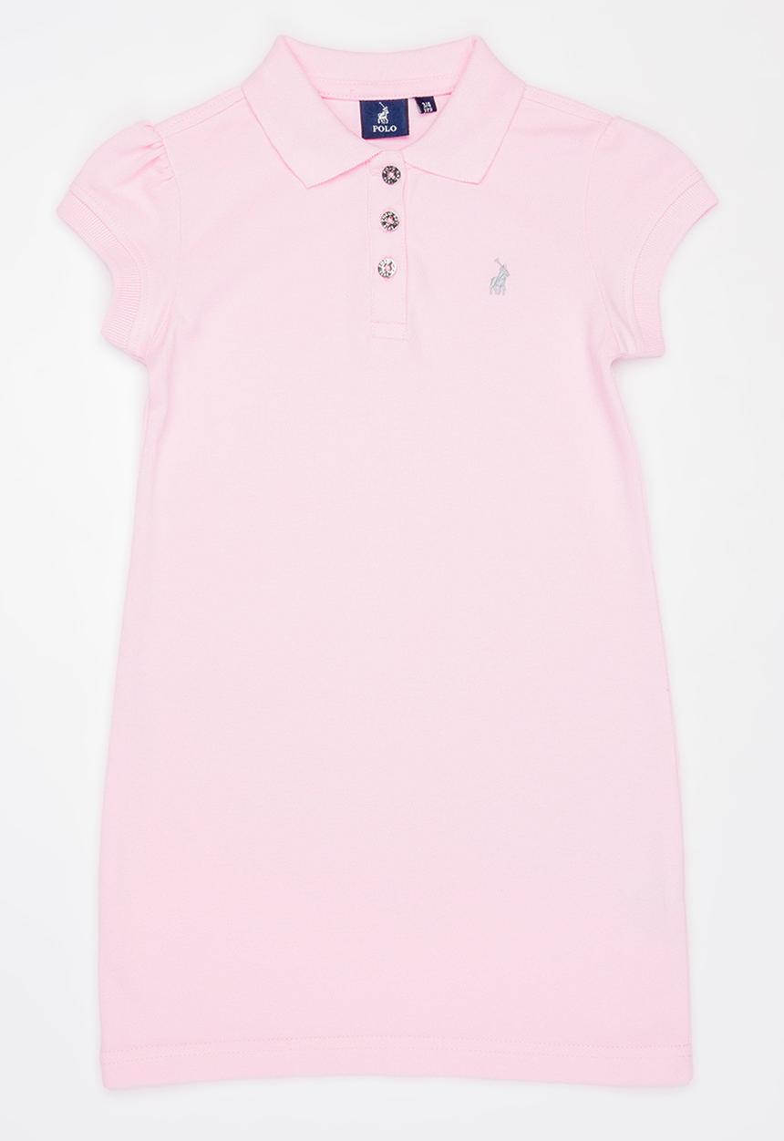 POLO - Dakota Golfer Dress Mid Pink