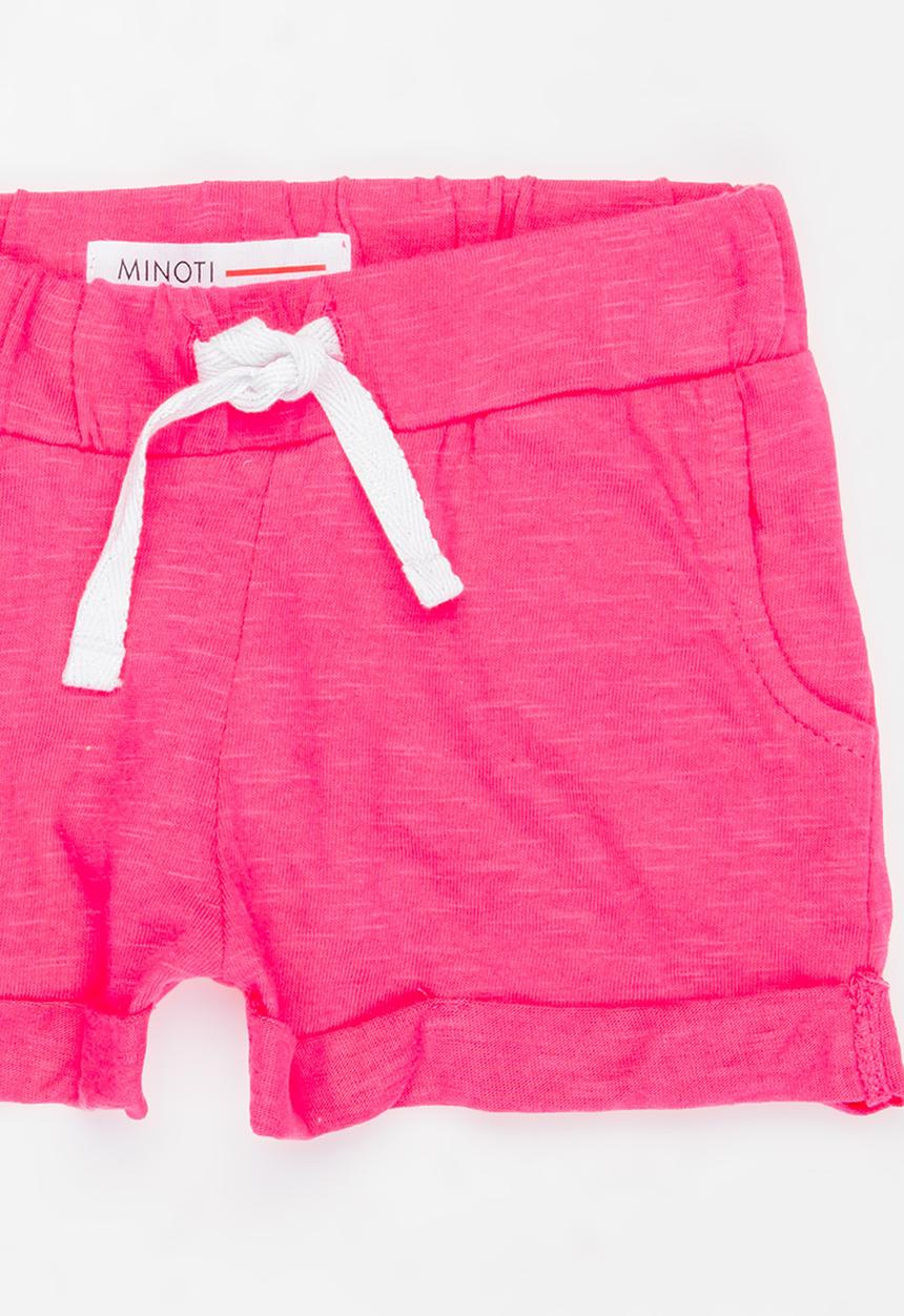 MINOTI - Basic Slub Jersey Short Dark Pink
