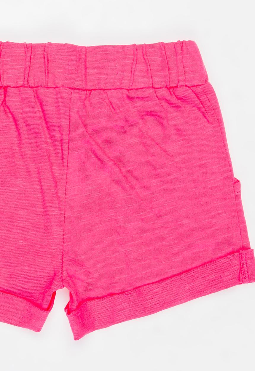 MINOTI - Basic Slub Jersey Short Dark Pink