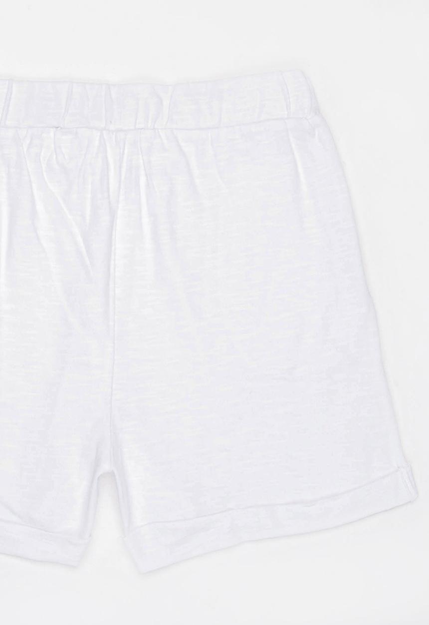 MINOTI - Basic Slub Jersey Short White