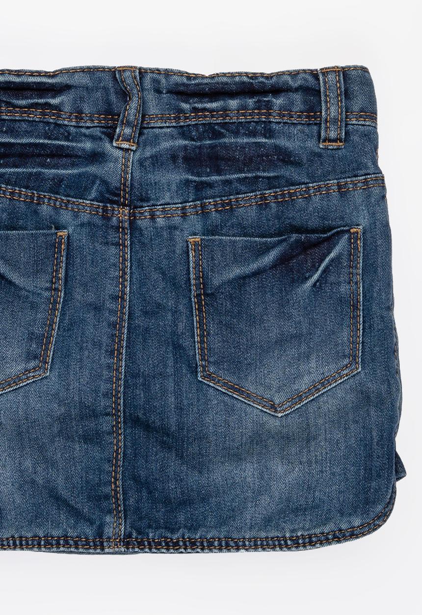 Pop Candy - Denim skirt with pockets - blue 