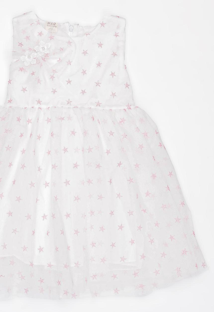 Pop Candy - Star print dress - white 