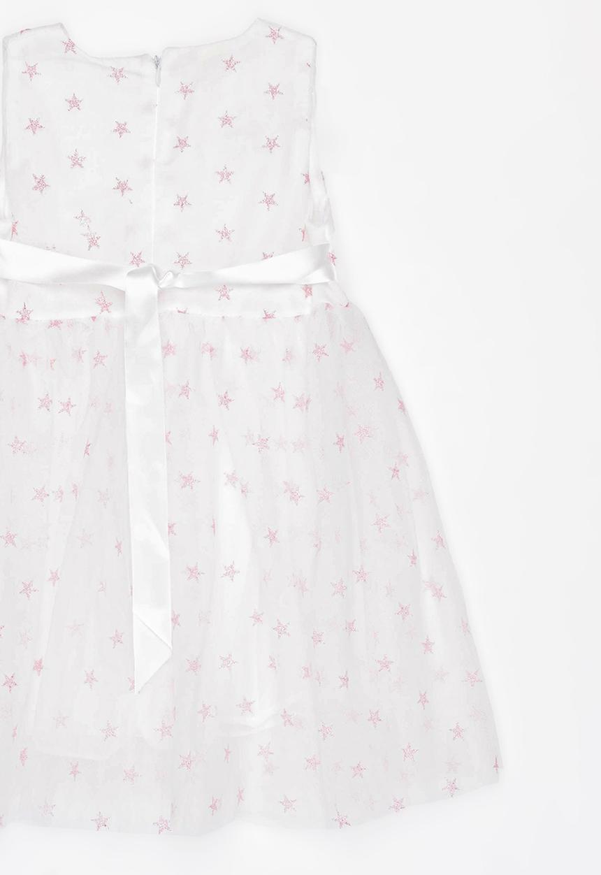 Pop Candy - Star print dress - white 