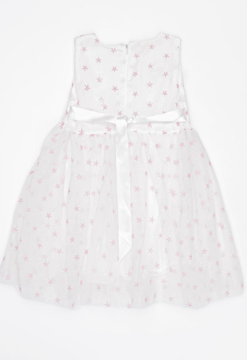 Pop Candy - Star print dress - white 