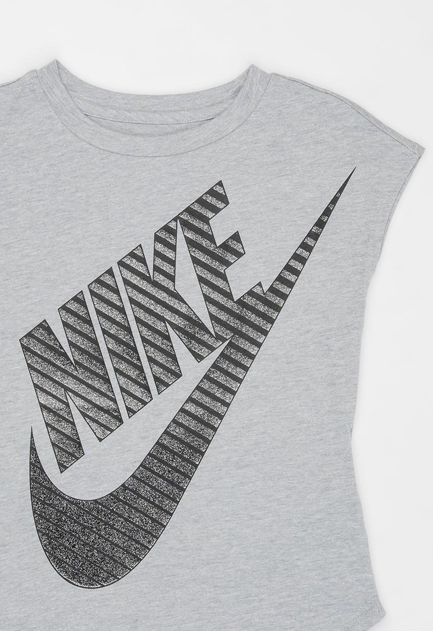 Nike - Nike Jumbo Futura Tee Dark Grey