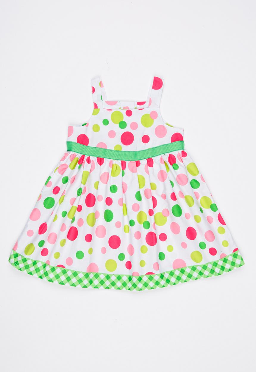 Twin Clothing - Spotted Printed Dress Multi-colour
