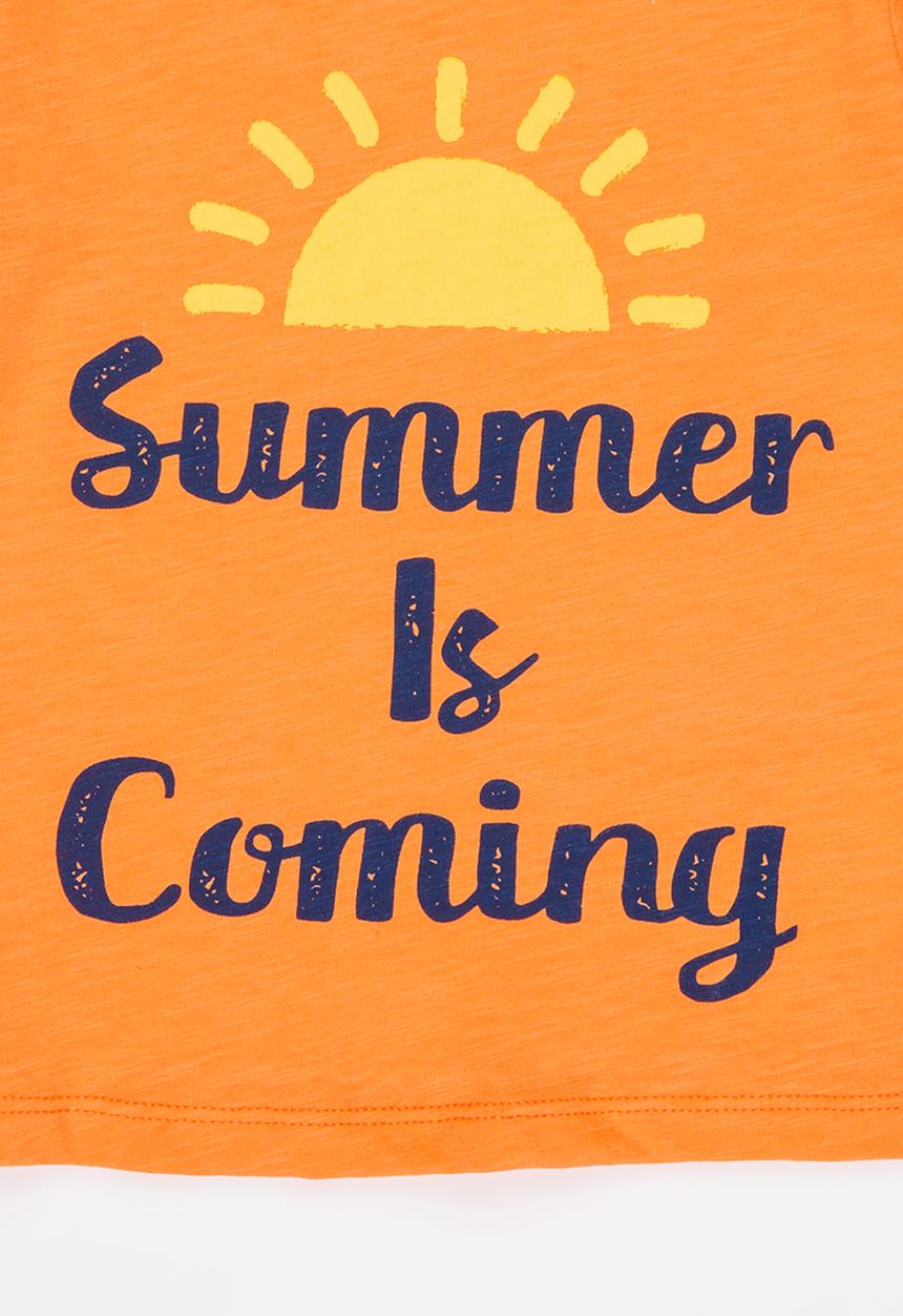 Soobe - Printed Tee Orange
