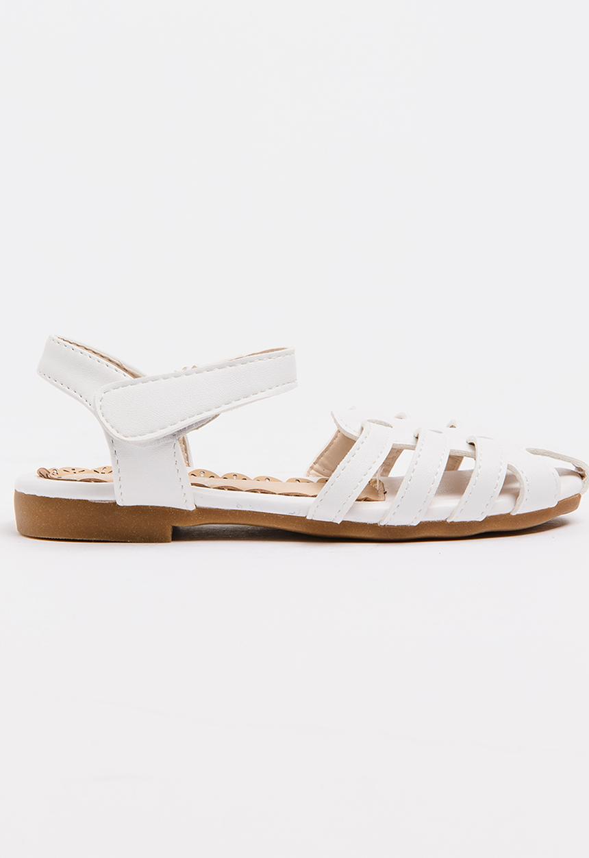 Pop Candy - Cage Sandals White