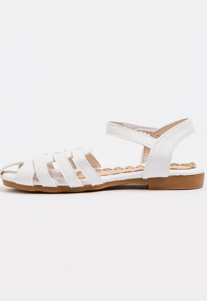 Pop Candy - Cage Sandals White