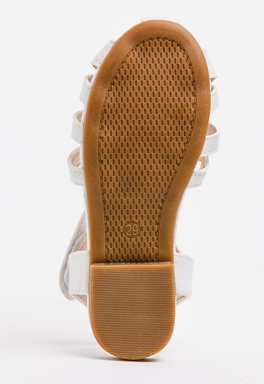 Pop Candy - Cage Sandals White