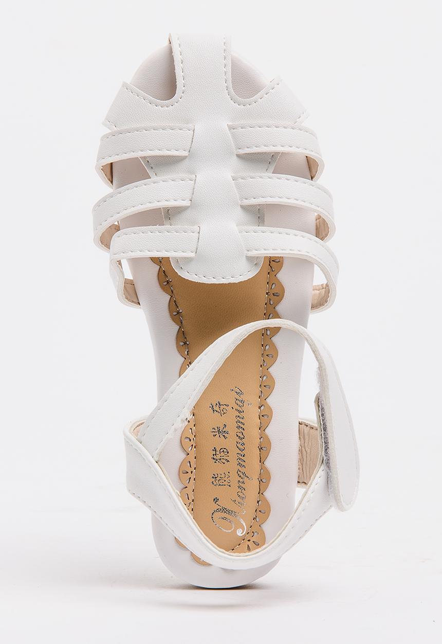 Pop Candy - Cage Sandals White
