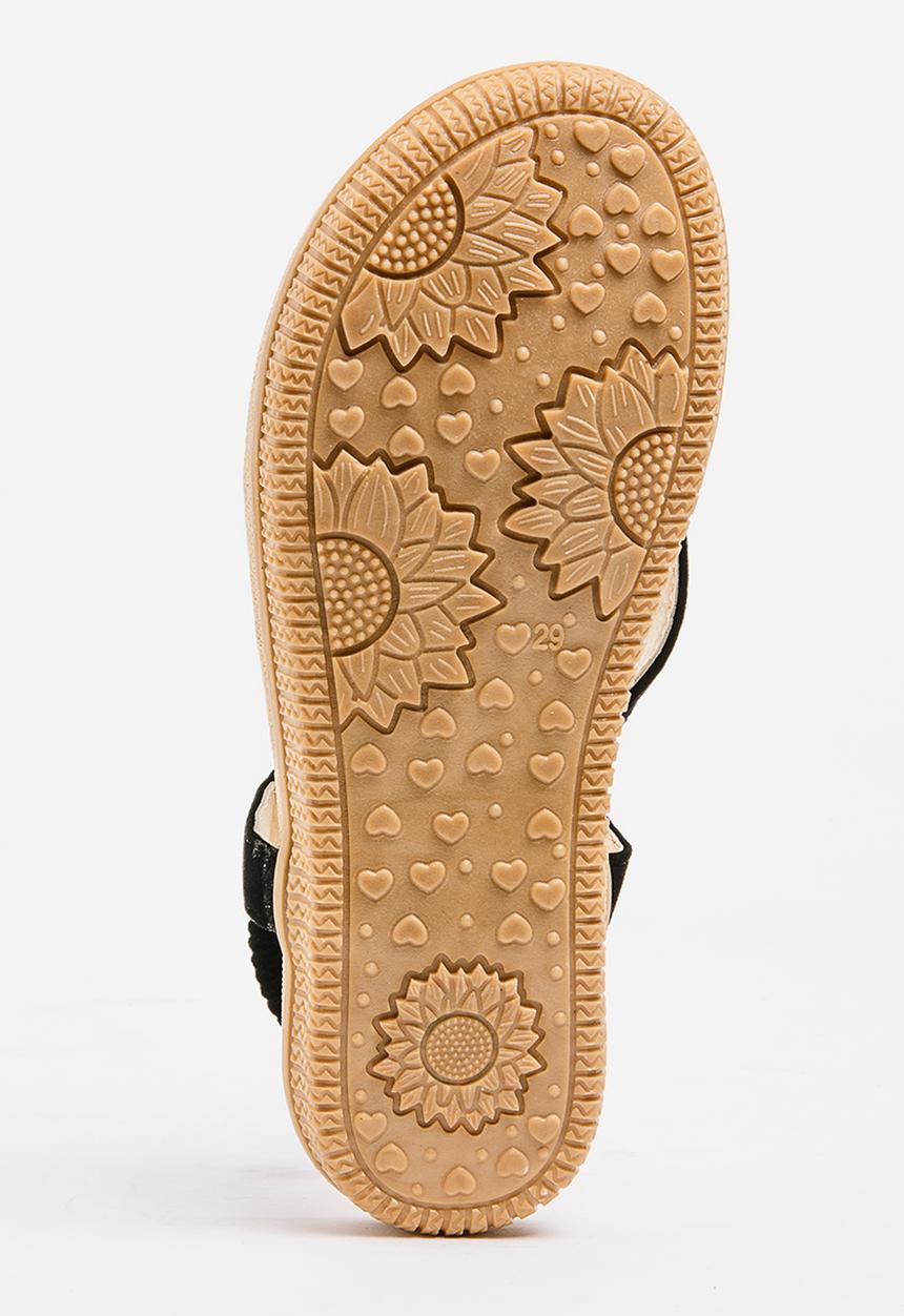 Pop Candy - Flower Sandal Black